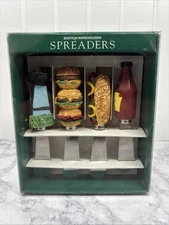 Boston Warehouse Cheese Butter Spreader Knife Hamburger Ketchup Hot Dog Grill