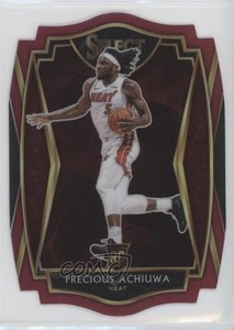 2020 Select Premier Level Maroon Prizm Die-Cut /175 Precious Achiuwa Rookie RC