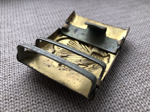 VINTAGE Soldier's buckle brass Airborne Troops of Ukraine - Picture 9 of 14