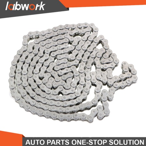 Labwork Roller Chain #40SS Stainless Steel x 10 Feet+1 Free Connecting Links - Picture 10 of 15
