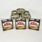 Sealed Kerr Regular Mouth Canning Jar Lids (12pack x 3)  + 6 Bands