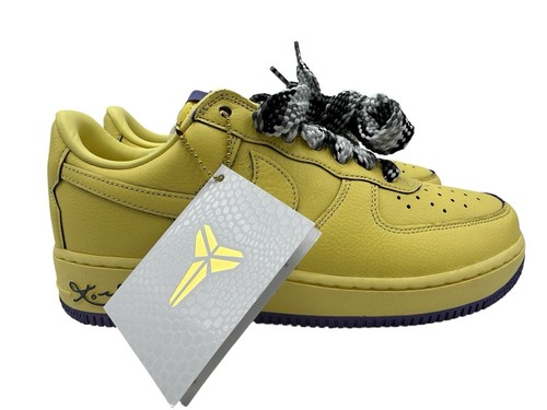 NIKE AIR FORCE 1 LOW PROTRO KOBE BRYANT MAMBA MENTALITY US 9 RARE HV9408 700 LA - Picture 6 of 14