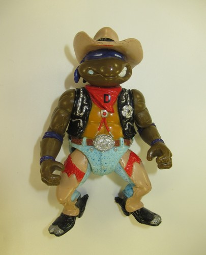 Crazy Cowboy Don 1992 TMNT Figur Wacky Wild West Donatello Ninja Turtles 3 - Bild 3 von 7