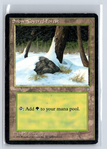 (6X) SnowCovered Forest Ice Age Common – MTG Magic the Gathering Card - Picture 7 of 15