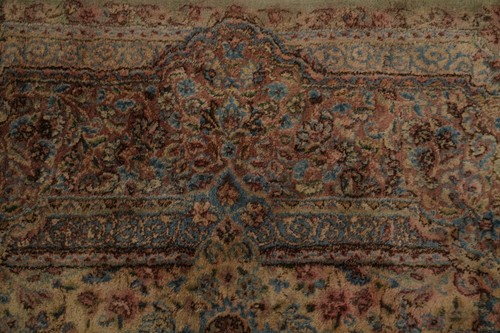 Antique Vegetable Dye Traditional Large Rug 9x15 ft Handmade Wool Green Carpet - Picture 8 of 21