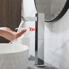 Chrome Automatic Hand Touch Lavatory Free Sensor Mixer Faucet Bathroom Sink Taps