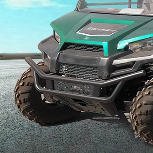 Motorcycle Winch Mounting Plate Fit For Polaris Ranger EV (Mid-Size) 2010-2022 - Picture 3 of 13