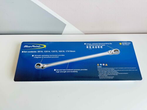 *NEW* Blue-Point 5pc Long Double Box Flex Head Ratcheting Wrench Set BOERMLF705J - Picture 3 of 3