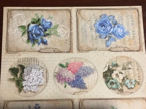 2 Lemon Craft Vintage Time 18 &06 Scrapbooking Paper Acid & Lignin Free A4 Size - Bild 5 von 10