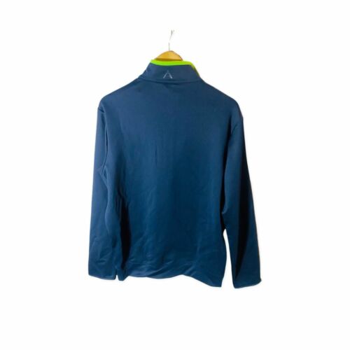 Antigua Men's Seattle Seahawks Quarter-Zip Pullover Top MEDIUM NAVY - Picture 2 of 4