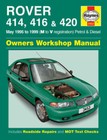 Rover 400 Series Car Service & Repair Manuals