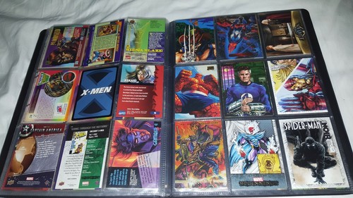 Marvel avengers binder full of cards different sets good condition Vintage rare  - Picture 8 of 11