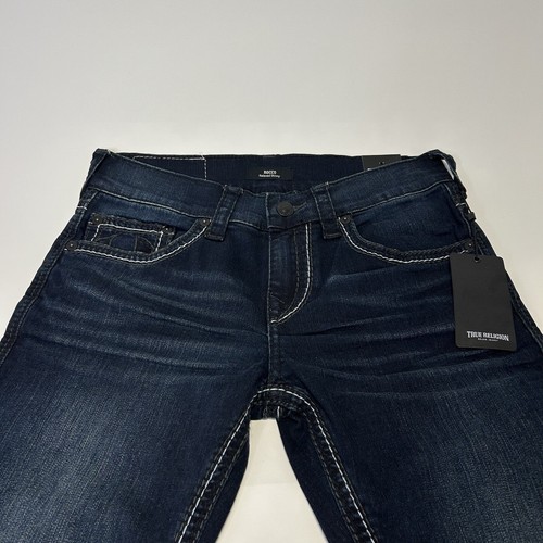 NWT True Religion Mens Size 32x26 Rocco NF Big QT Jeans Dusty Trail Denim $249 - Picture 2 of 14