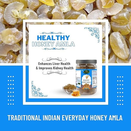 Caramelo de miel Amla mejor para ojos, cabello, bocadillo de frutas secas bajas en calorías, 100 % natural - Imagen 6 de 6