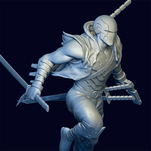 1/8 27cm Red Hood 3D Print Garage Kit Figure Model Kit Unpainted Unassembled GK - 第 5/9 張圖片