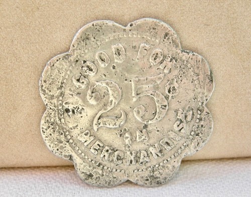 old SEDRO WOOLLEY, WASHINGTON WA (SKAGIT CO) RARE R6 "COOK & ADAMS" 25c VA TOKEN - Picture 3 of 5