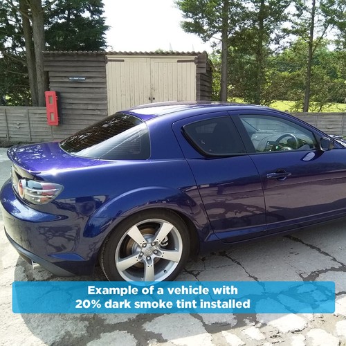 For Toyota Corolla 4-door Berlina 2007-10 Pre Cut Window Tint 0% Blackout Film - Picture 5 of 10