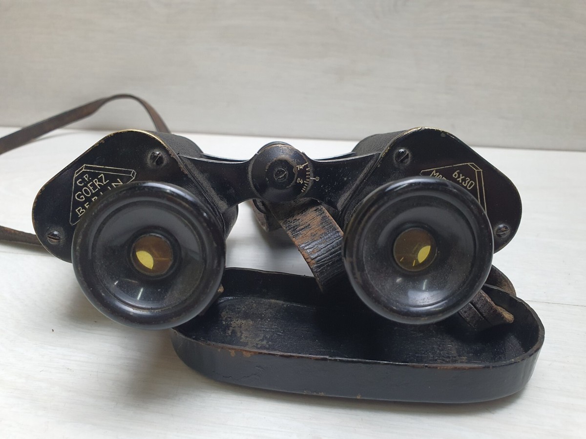 WWII German Binoculars C.P. GOERZ BERLIN 6x30 Marine Trieder