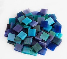 NIP PINUO KE 270 Pieces 200 g Mosaic Tiles Square Shapes 1x1 cm .4x.4" Retro