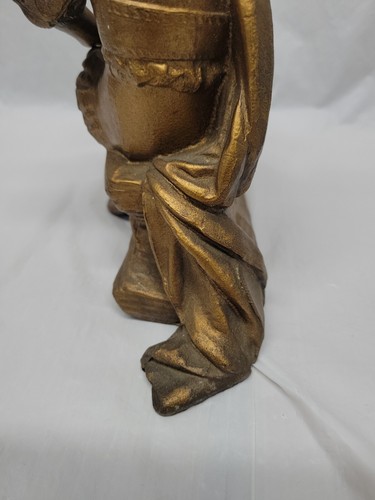 Antique 1888 N Mullers Son Cast Metal Figurine / Clock Topper Bronzed #4964 - Picture 5 of 24