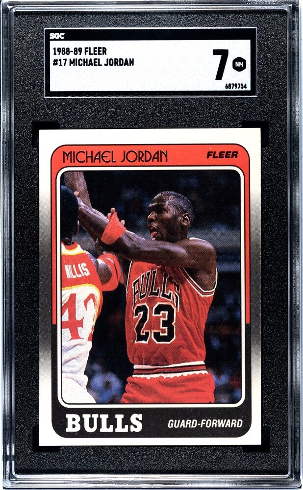 マイケルJFERNANDES LIMITED EDITION 1988-89 Fleer Michael Jordan #17 SGC 7 HOF | eBay