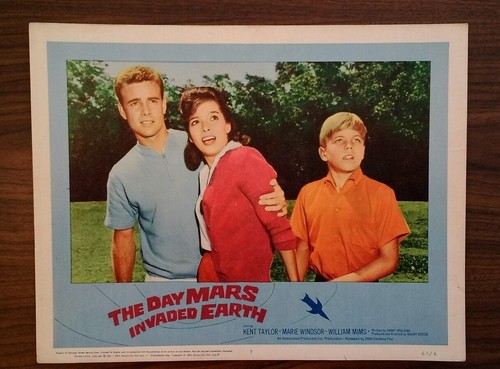 Tarjeta de vestíbulo rara 1962 - El día en que Marte invadió la Tierra - Original, #7, ¡gran ciencia ficción! - Imagen 1 de 4