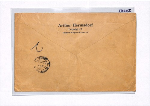 GERMANY Leipzig INDIA AIR MAIL Bombay via Karachi 1937 {samwells-covers}ZD283 - Picture 6 of 10