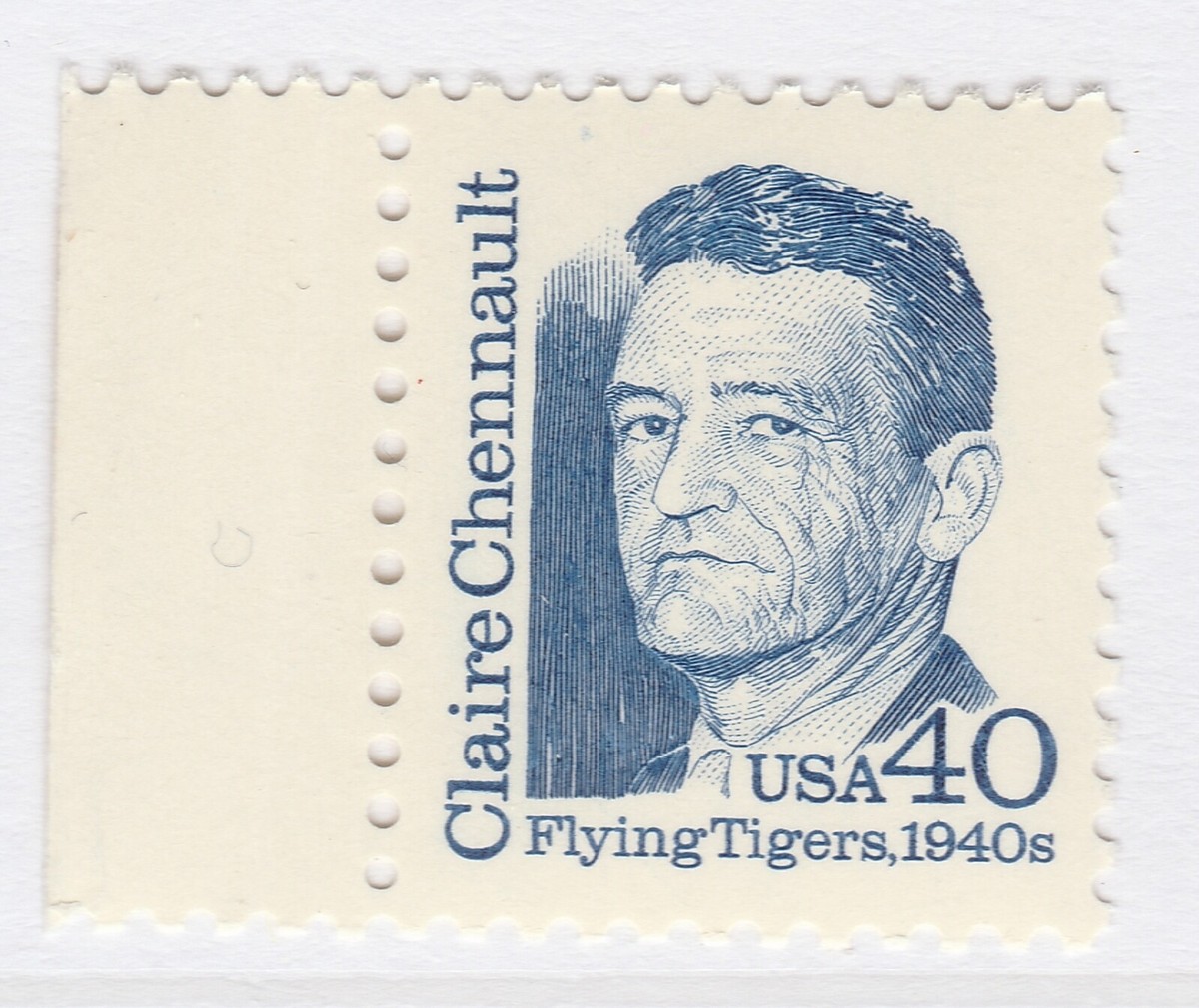 United States US 1990 Great American Issue C. Chennault 40c