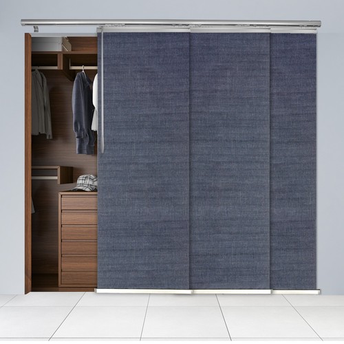 Panel Track Sliding Vertical Blinds 36-153"W (3-7 Panels) - Aegean - Picture 10 of 45
