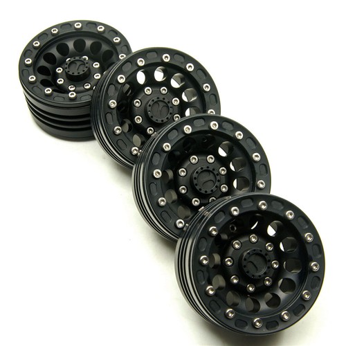 4x Aluminum 1.9" Beadlock Felgen Räder Rims für Axial SCX10 D90 1/10 RC Crawler - Bild 6 von 12