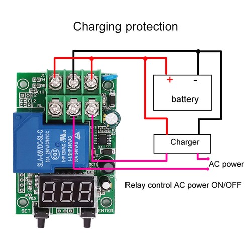 DC 6~80V Spannungsüberwachungsrelais Zeitverzögerungsrelais Controller Modul Y4M0 - Bild 2 von 10