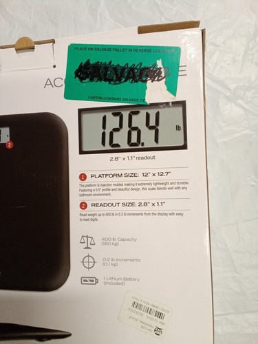 TAYLOR Digital Scale (BLACK) Lithium Battery Included - Picture 5 of 10