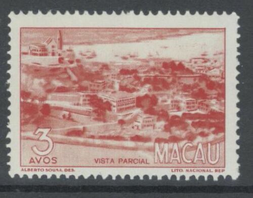 Portugal Macau Stamp | 1951 | Views of macau (3 avos) | MNH OG - Foto 1 di 2