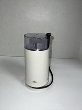 Vintage Braun Electric Coffee Grinder KSM-2 Cream #4041 Tested & Working