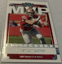 2022 Contenders Football Christian McCaffrey San Francisco 49ers MVP Contenders