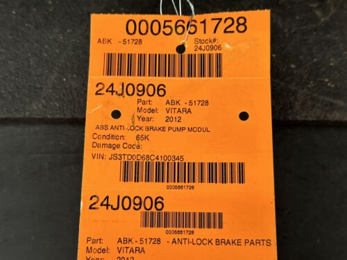 09-13 MÓDULO BOMBA FRENO ANTIBLOQUEO SUZUKI GRAND VITARA 4x4 ABS 06210962693 - Imagen 10 de 10