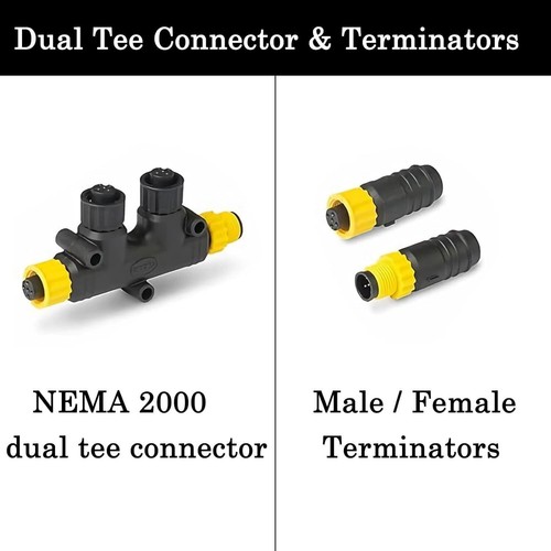 Kit de conector de arranque de dispositivo doble de red NMEA 2000 apto para Lowrance Simrad Garmin - Imagen 6 de 12