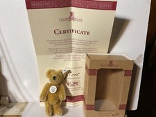 Steiff Club L.E. 1997 blonde bear  with black eyes and black embroidered nose.