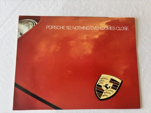1982 Porsche Audi Original Car Sales Brochure Catalog - 911 928 924 Turbo 5000