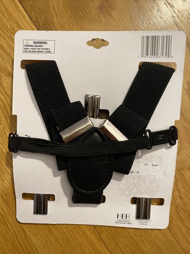 Her Accessories Boys Suspender And Bow Tie Set 6-12 Months Checkered - Picture 2 of 2