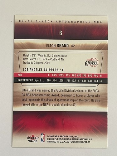 2004-05 Skybox Autographics NBA Basketball *Pick Your Card* - Picture 9 of 115