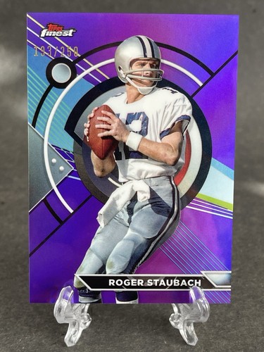 2024 Topps Composite Finest Purple Refractor Roger Staubach /250 #178 Cowboys