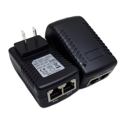 Enchufe adaptador fuente de alimentación inyector PoE 48V/0.5A 12V/24V/1A 15V/1.5A 12V/2A - Imagen 1 de 5