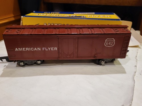 VINTAGE AMERICAN FLYER S GAUGE 642 REEFER CAR  W/BOX - Picture 6 of 12