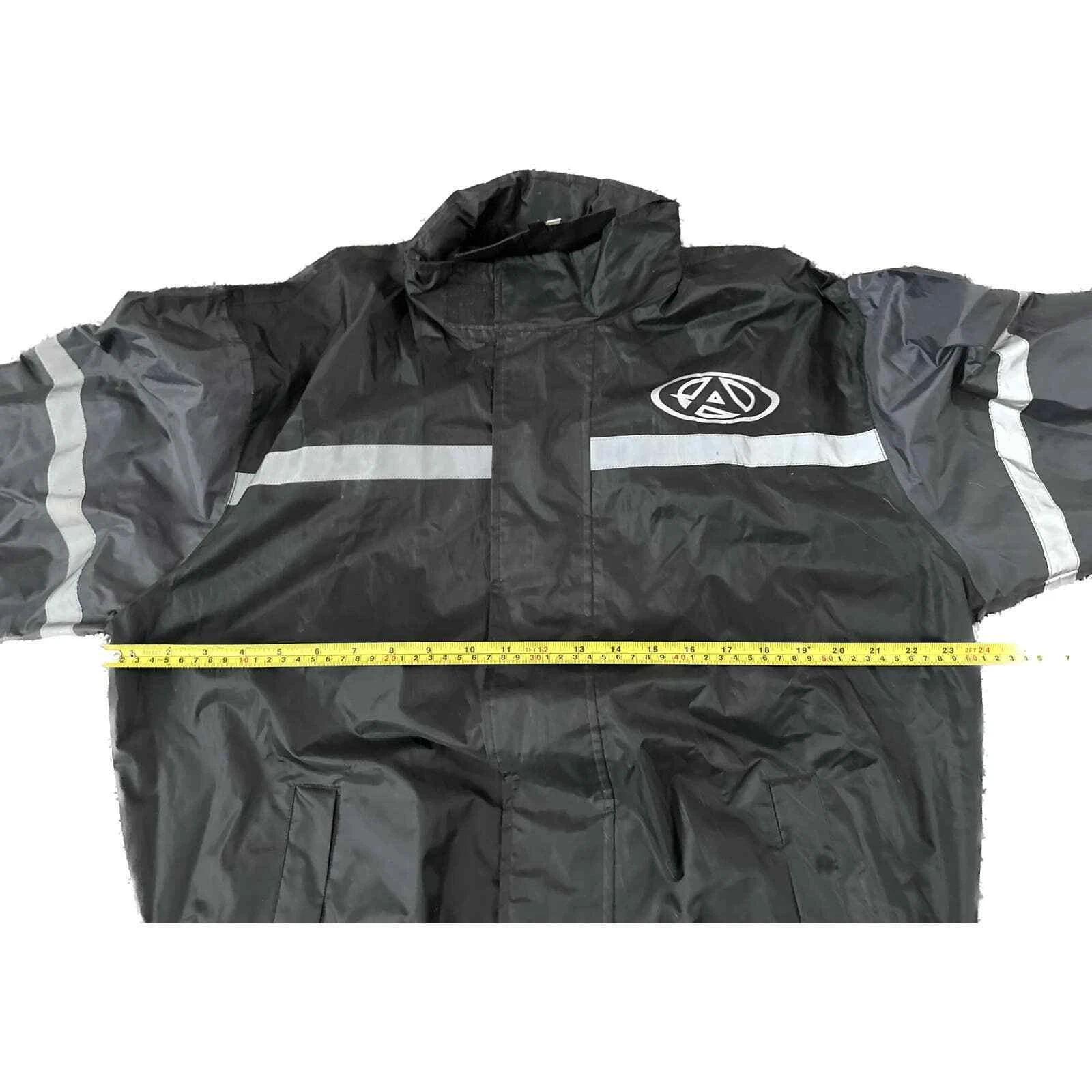 AGV Sport Motorcycle Biker Racing Nylon full Zip Jacket Large image 6