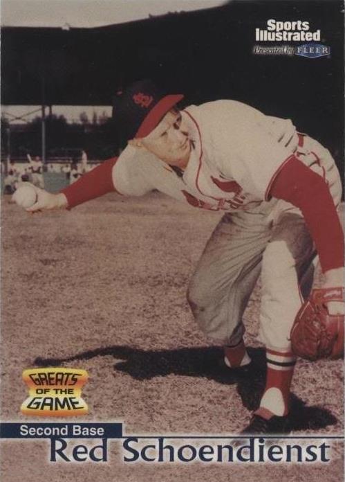 1999 Fleer Sports Illustrated Greats of the Game - Red Schoendienst #2 - 1 of 1