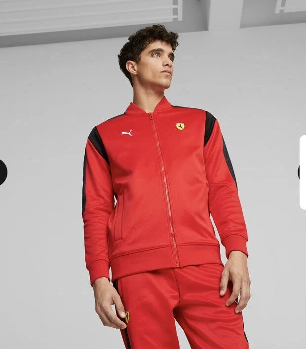 Puma Scuderia Ferrari Men's Track Jacket Set Jumpsuit (L u0026 M) Red | eBay