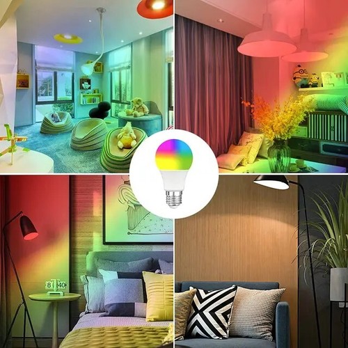 E26 Led Smart Light Bulb 2 Pack Smart Light Bulb 9W E27 AC100-130V 60HZ App Wifi - Picture 12 of 13