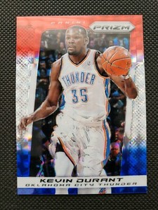 2013-14 KEVIN DURANT PANINI PRIZM RED WHITE BLUE MOSAIC SP PARALLEL #147! QTY AV