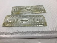1947-53 Chevy Chevrolet Truck LH RH Front Park Light Lens Glass 5936802 Pair